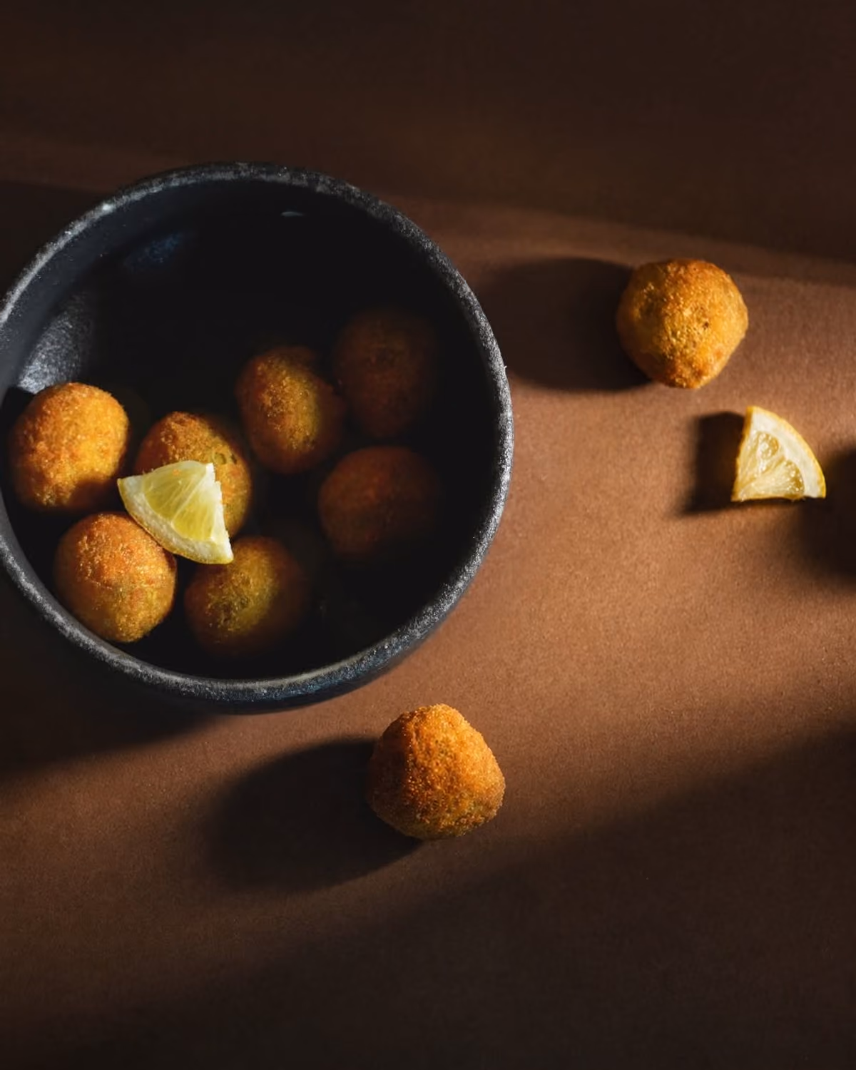 Olive all'ascolana, un classico della cucina marchigiana, nell'interpretazione di Domenico Fasano