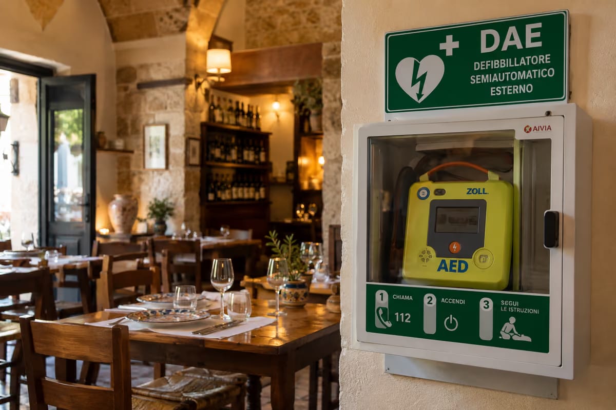 A Catania bar e ristoranti diventano presidi salvavita: defibrillatori in 19 locali