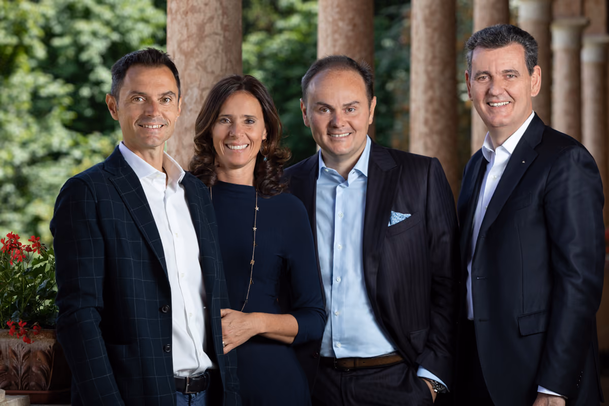 Alessandro, Camilla, Matteo e Marcello Lunelli