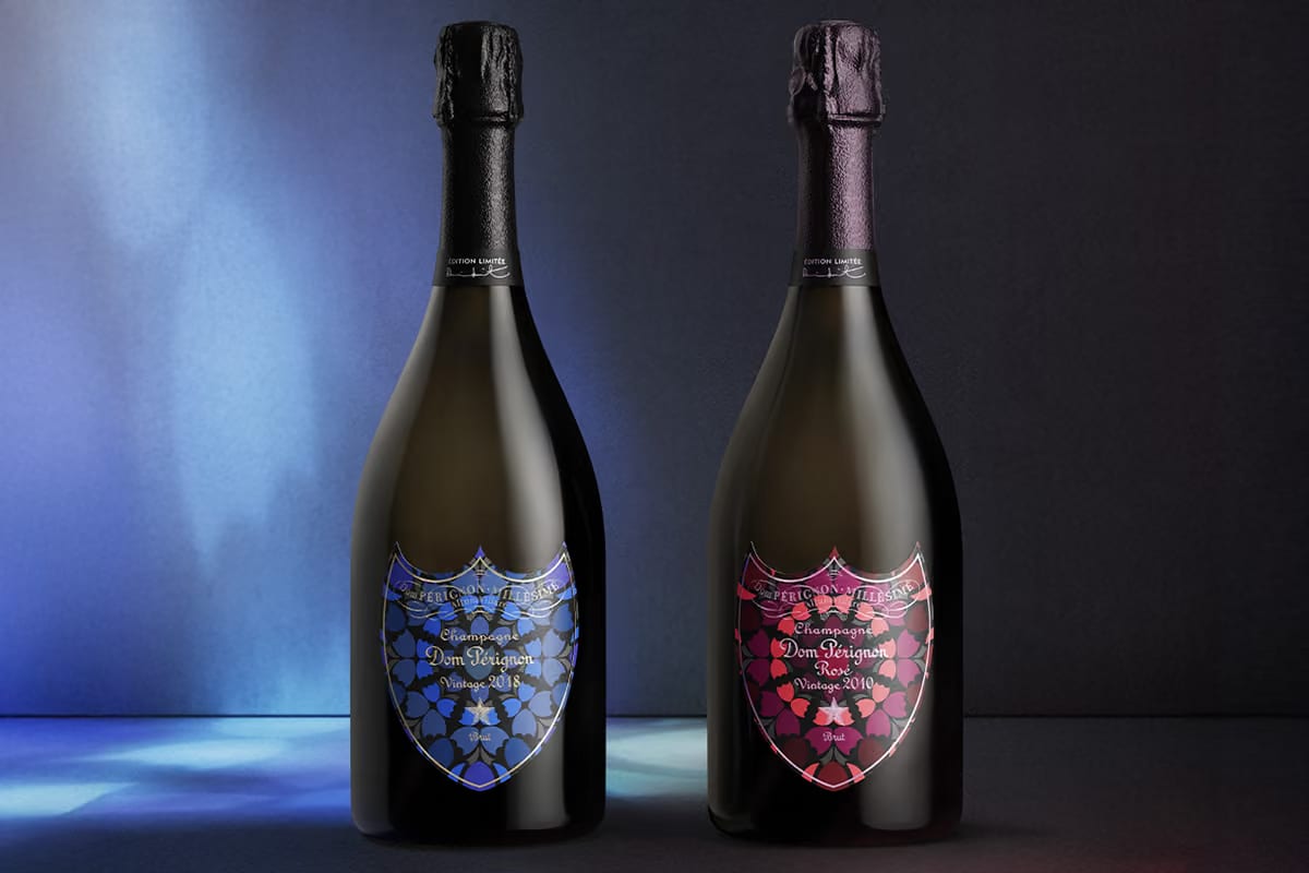 Dom Pérignon veste Vintage 2018 e Rosé 2010 con l'arte di Damien Hirst