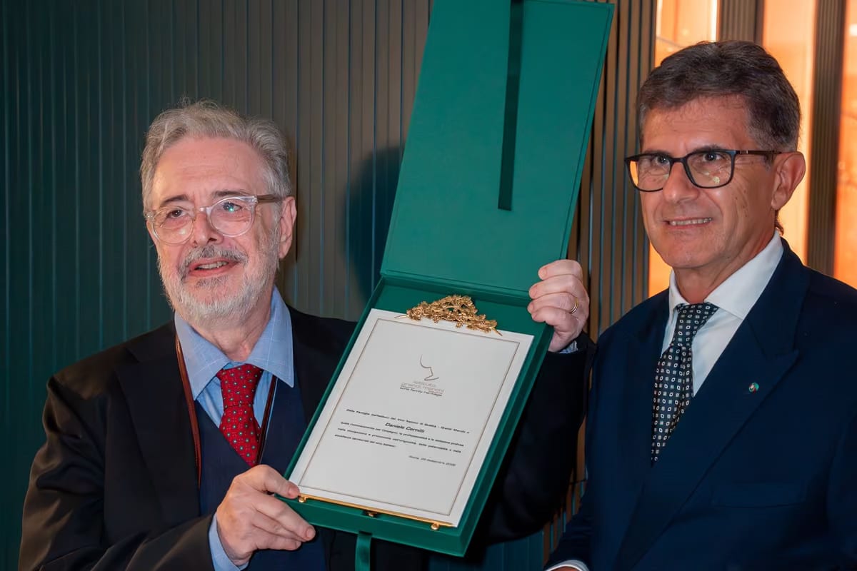 Daniele Cernilli premiato dall'Istituto Grandi Marchi: è il primo italiano