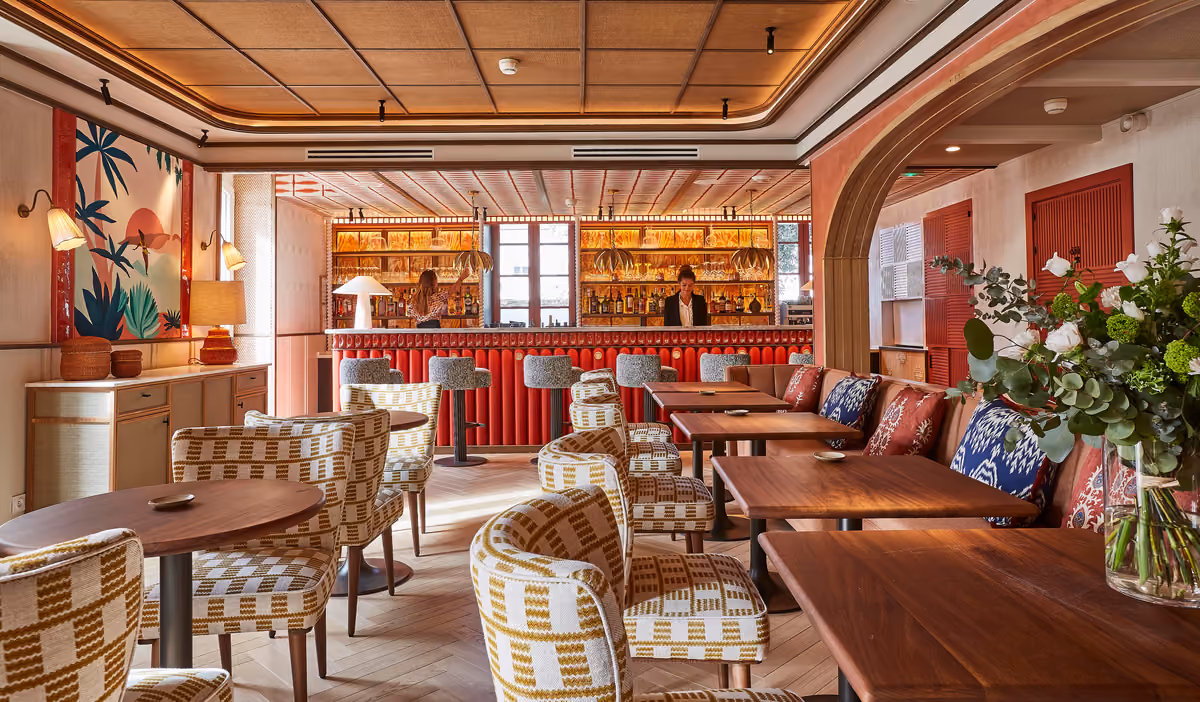 Il bar a disposizione degli ospiti all'Hotel de Silhouette