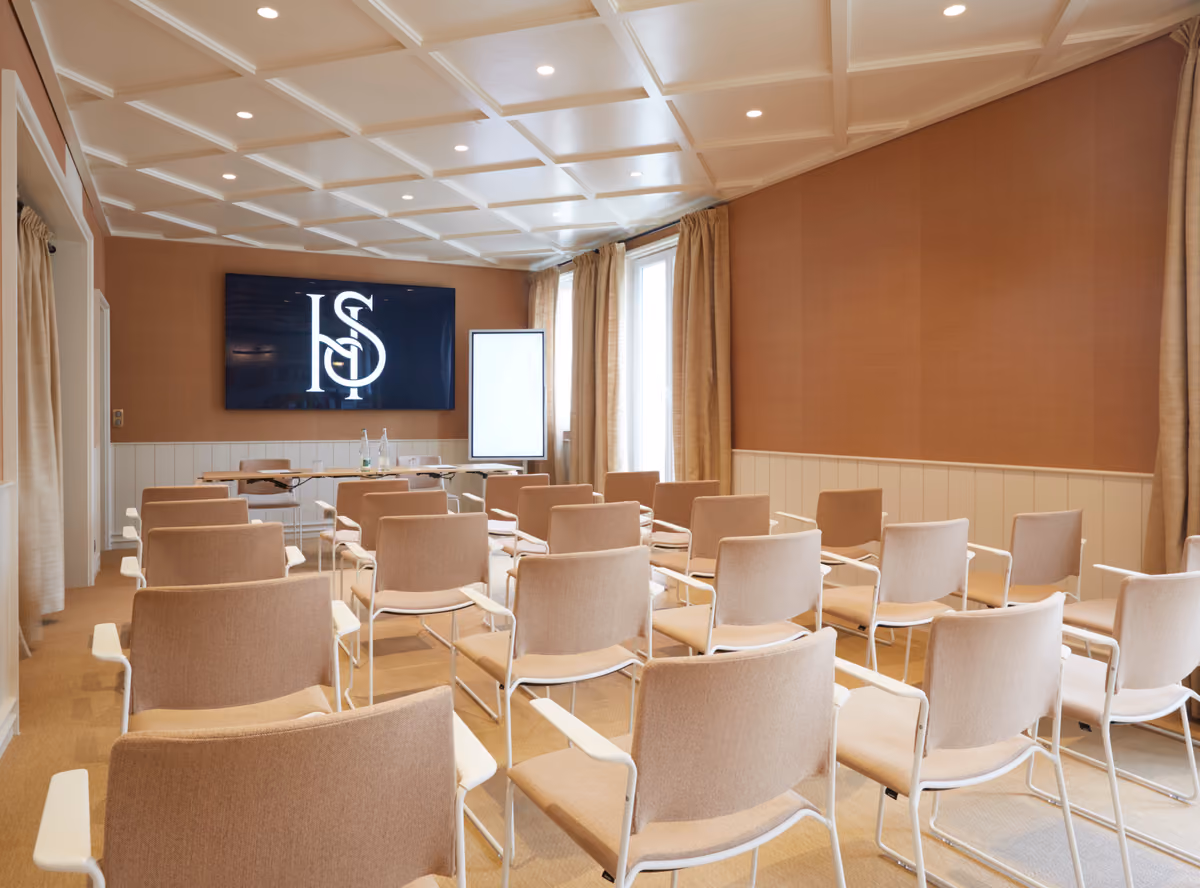 La sala per riunioni e