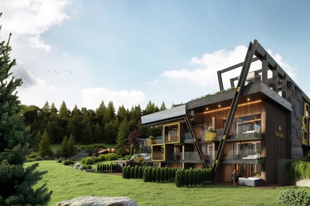 Una V sulla facciata e 18 nuove suite: l'Hotel Viktoria di Avelengo cambia volto