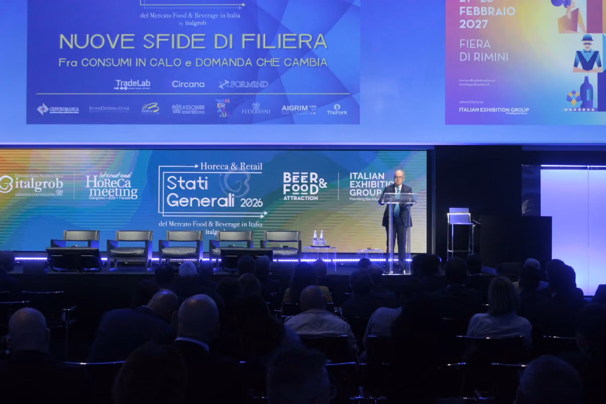 I dati sono stati presentati in occasione degli Stati Generali del Mercato Food & Beverage in Italia 2026