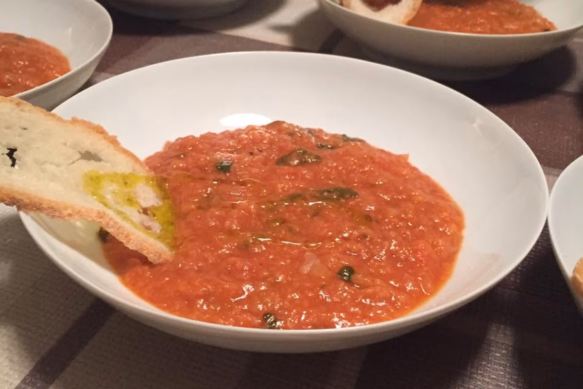 La pappa al pomodoro de La Tana dei Brilli