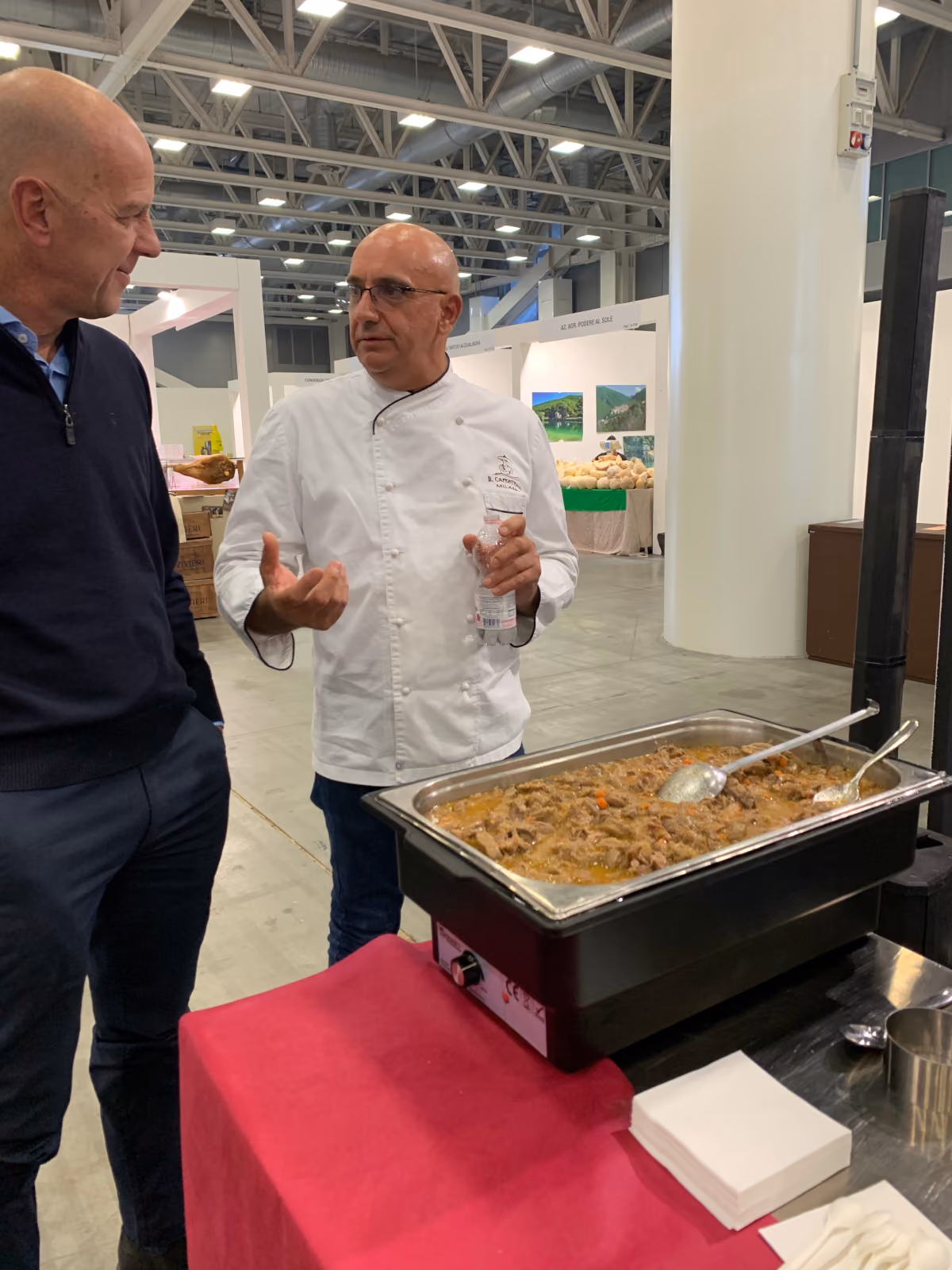 Federico Zunino con chef Roberto Babbo