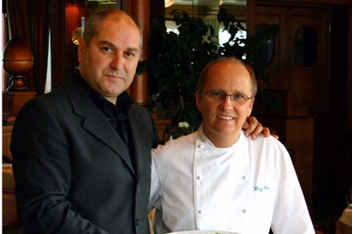 Fabio Stivali con Heinz Beck