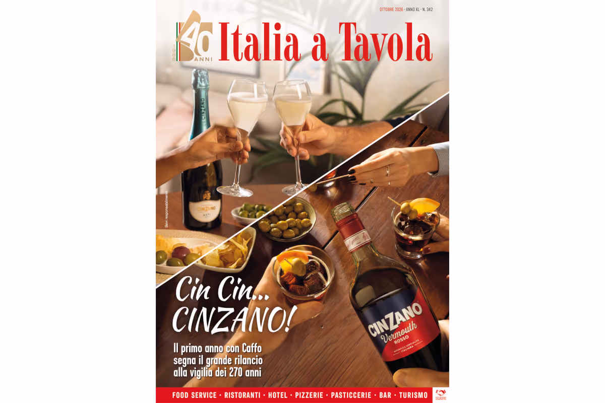 Italia a Tavola di ottobre: Caffo rilancia Cinzano e la ristorazione collettiva chiede tutele