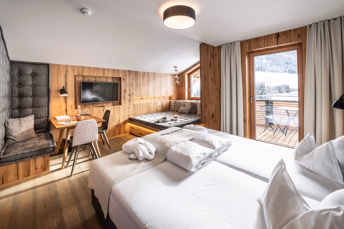 Ampia stanza familiare al Dolomiten Residenz Sporthotel Sillian