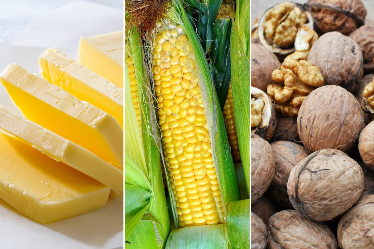 Derivati del latte e mais più cari, rallenta il calo dei prezzi delle noci