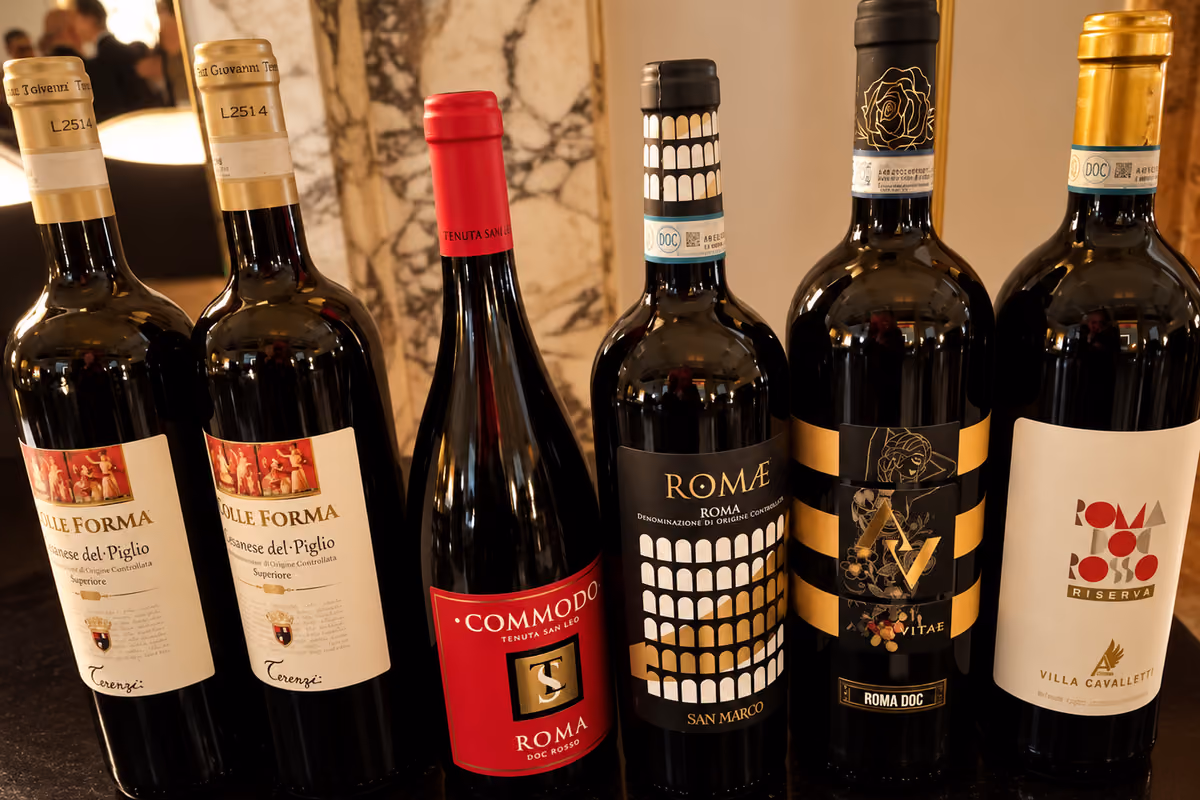 I vini degustati nel corso dell'evento di presentazione
