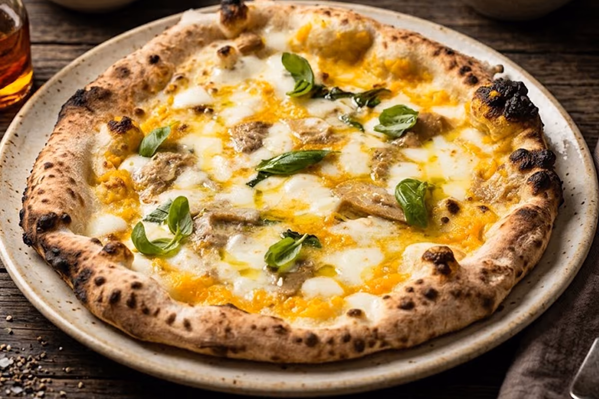 La ricetta per una pizza gourmet autunnale con zucca, porcini e sapori dell’Irpinia