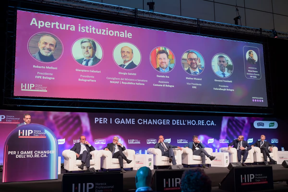 HIP debutta a Bologna: 220 brand e 400 relatori per il futuro dell'Horeca