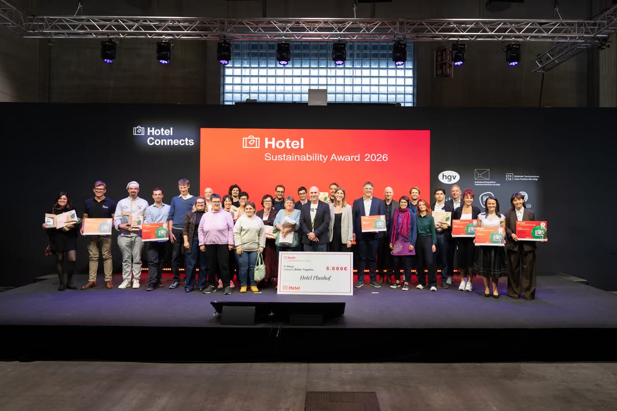 Dalle pantofole di mela al pane “solare”: i vincitori degli Hotel Sustainability Award