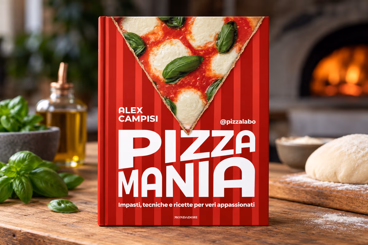 La copertina del libro “Pizza Mania. Impasti, tecniche e ricette per veri appassionati”