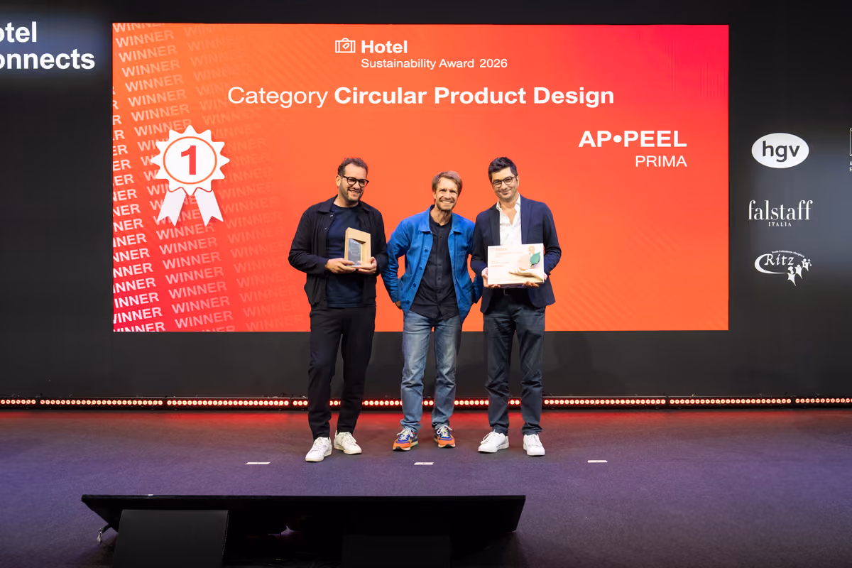 Michi Tschimbe, ceo di Prima e il designer Martin Oberhauser