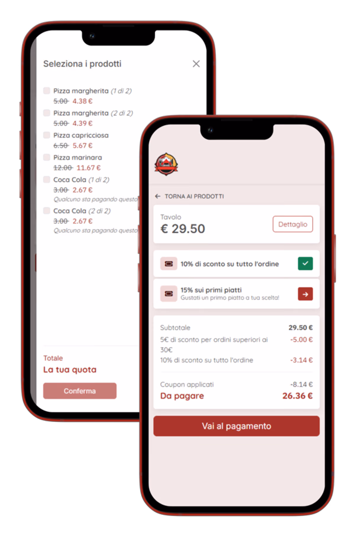 L'interfaccia di una delle soluzioni proposte da Voucherly
