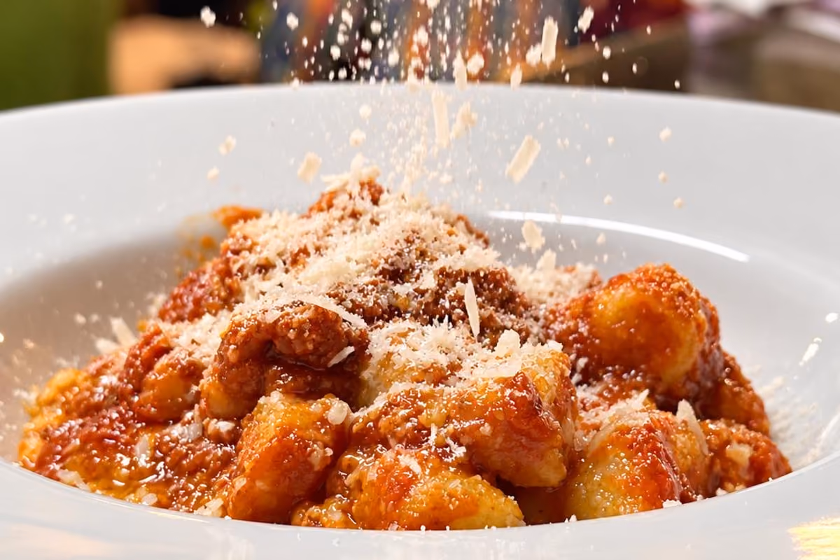 Gnocchi alla napoletana con Parmigiano Reggiano
