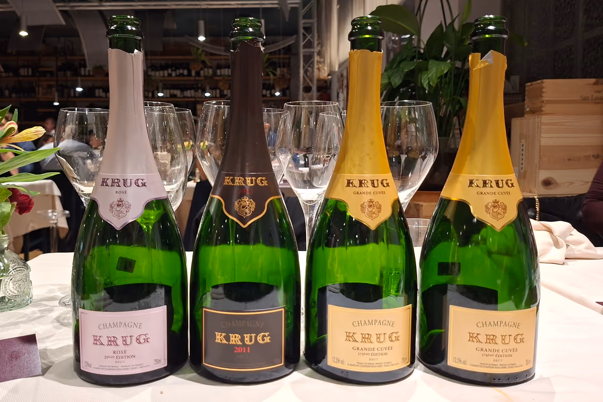 I quattro Krug in degustazione Al Carroponte