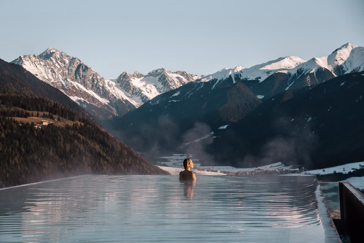 Hotel Hubertus, l’inverno a Valdaora tra nuove saune e piscine panoramiche