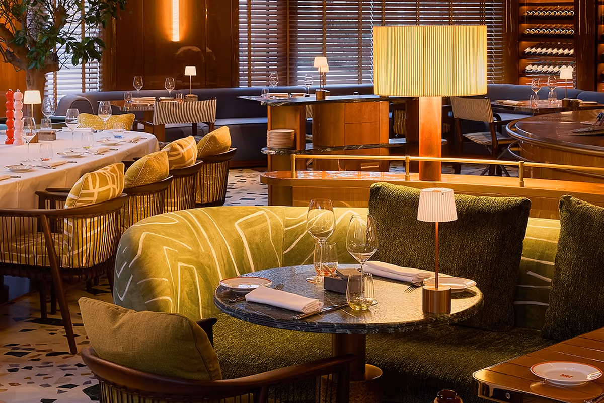 La sala di Alba, il ristorante a Londra di Stefano Tortelli