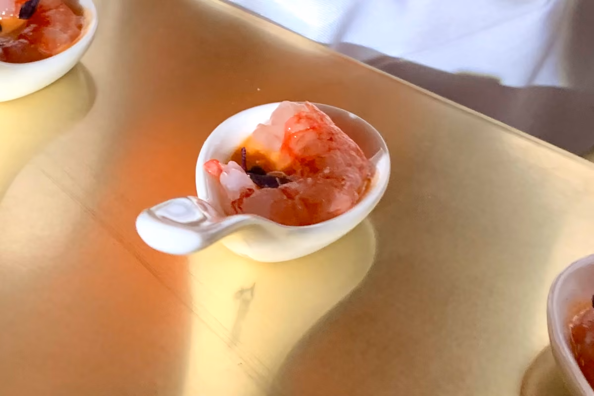 Gamberi Rossi del Mediterraneo in versione appetizer