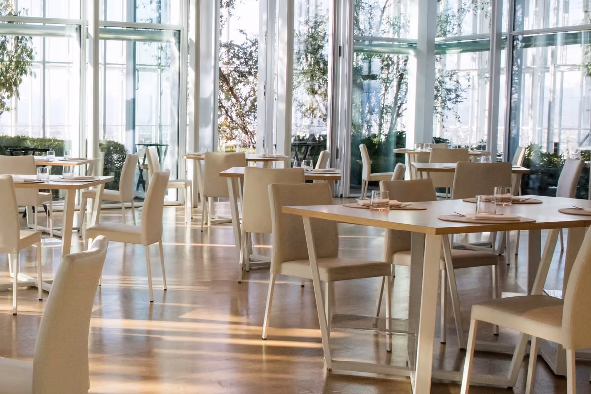 La sala del ristorante Piano35