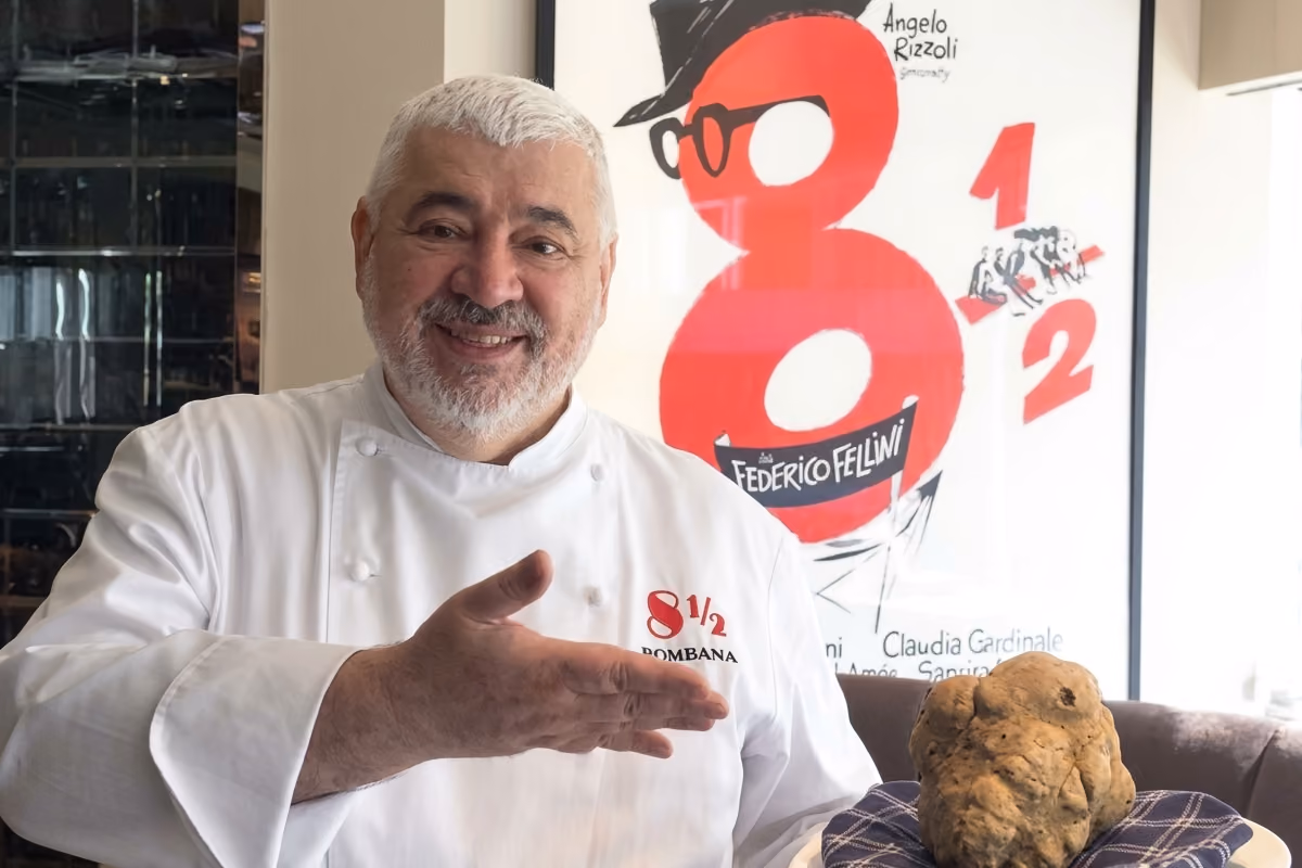 Lo chef stellato Umberto Bombana