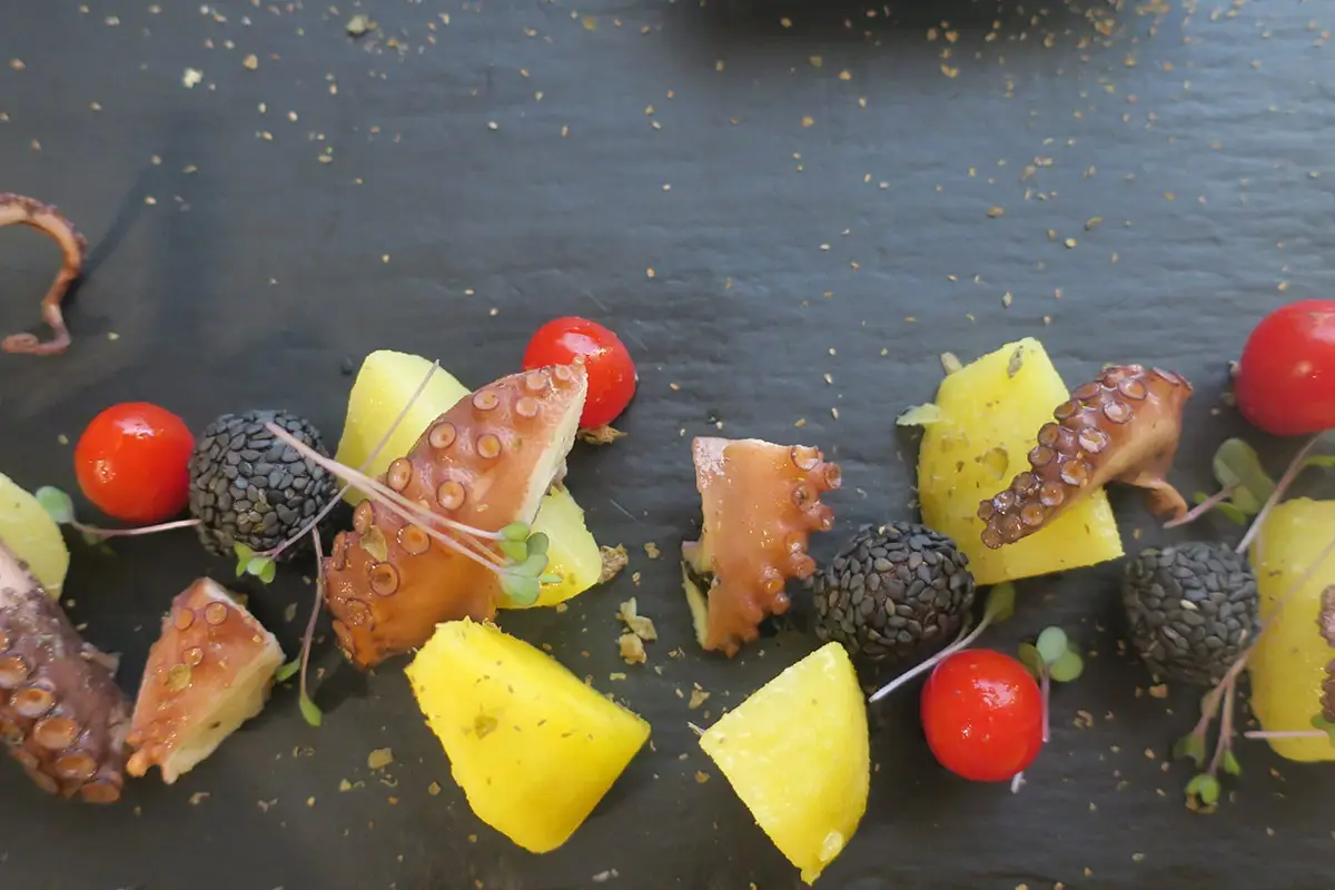 Insalata di polpo Luci e Calici Tour della Sicilia, a caccia di prelibatezze