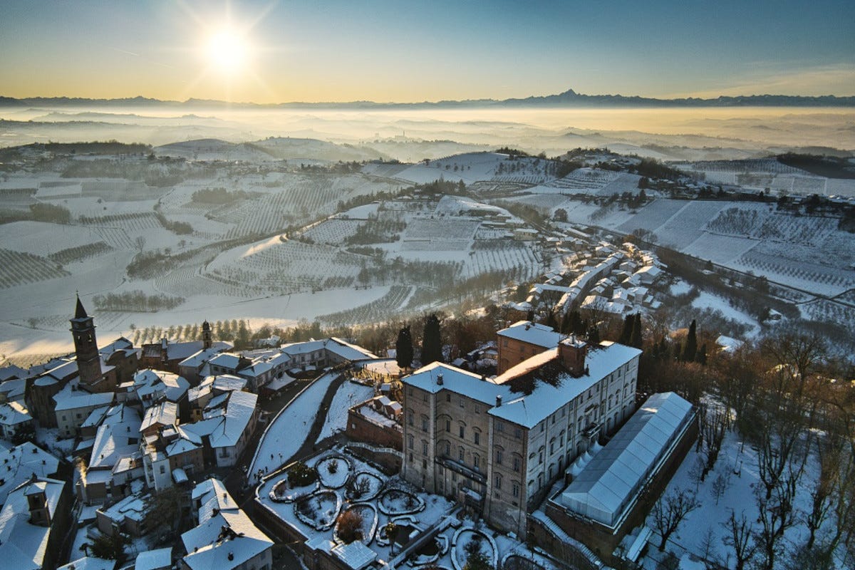 Per le feste Langhe, Monferrato e Roero diventano un magico paese di Natale