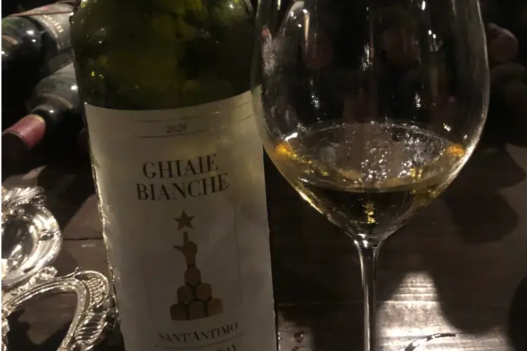 Ghiaie Bianche 2020 Chardonnay Poggio al Vento di Col d&rsquo;Orcia si racconta al San Domenico di Imola