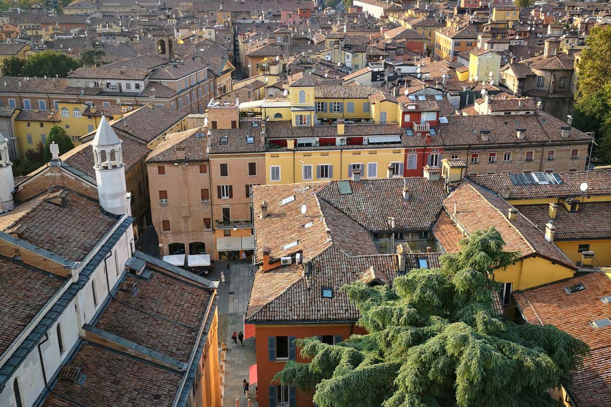 Veduta sul centro storico Un viaggio a Modena a caccia di sapori genuini