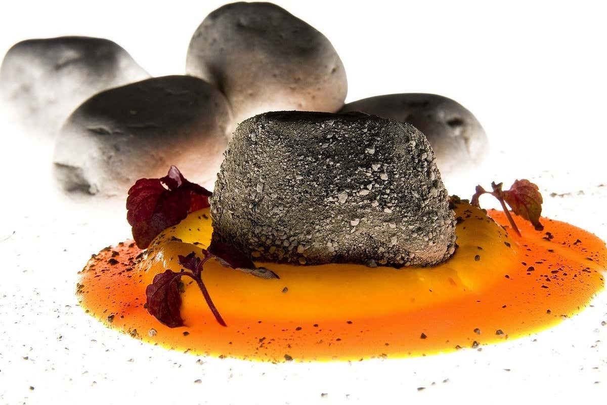 Pancetta di mangalica cotta in crosta di argilla Gostilna Pri Lojzetu, nei piatti l’amore per la Valle del Vipava