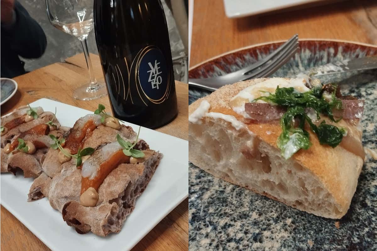 L'impasto della pizza in cucina: il risultato della cena di Cicerone e Manicone