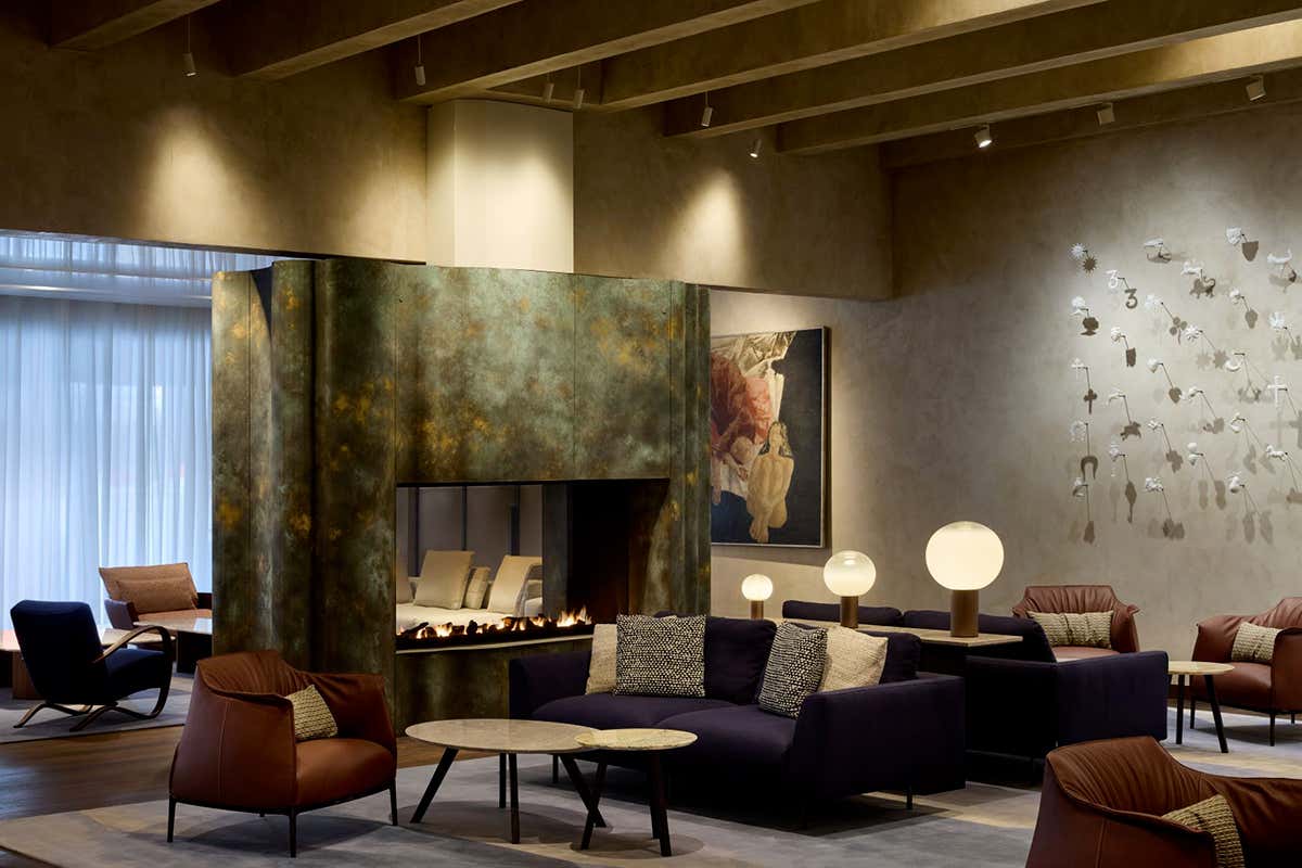 La lobby del Fairmont Golden Prague