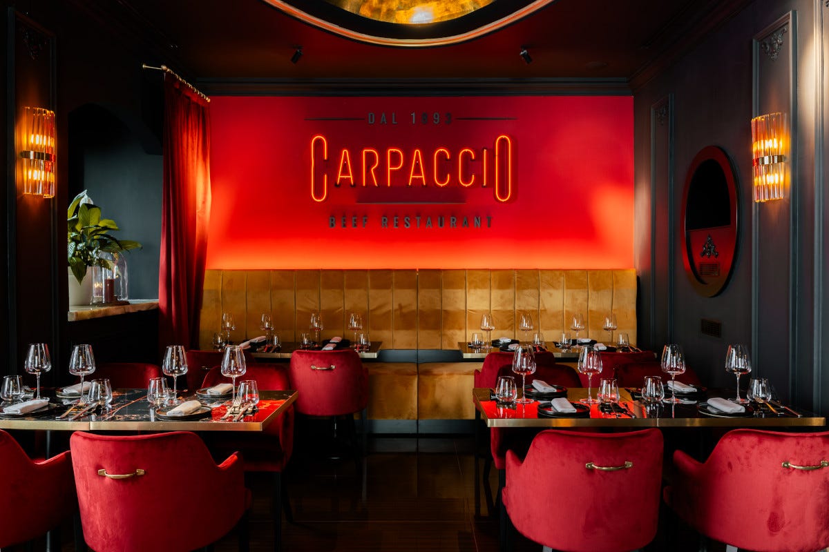 Il carpaccio è nato a Venezia, ma è a Roma il ristorante che lo celebra