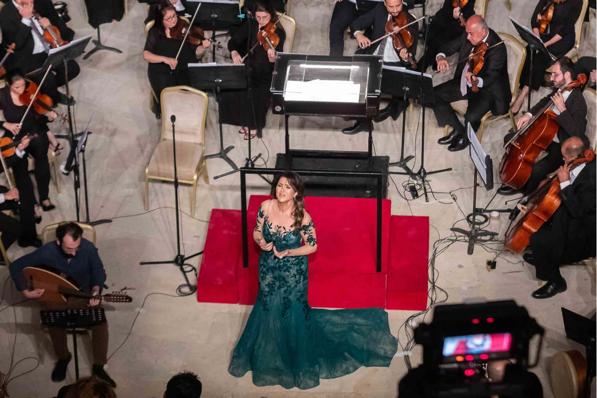 Riccardo Muti al teatro romano di Jerash per l'amicizia tra i popoli