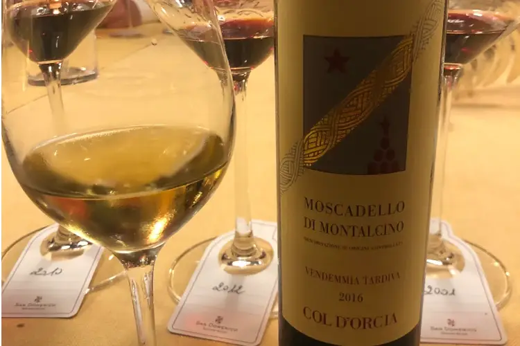 Pascena 2016 Moscadello di Montalcino Poggio al Vento di Col d&rsquo;Orcia si racconta al San Domenico di Imola