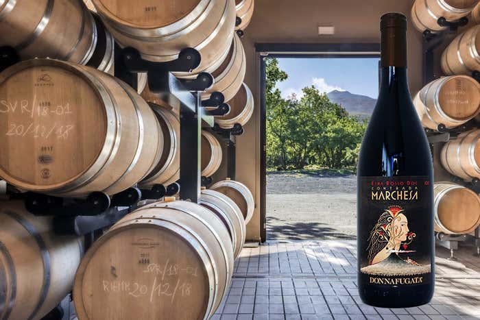 Contrada Marchesa Etna Rosso Doc e le barricaie sull'Etna - Donnafugata Contrada Marchesa Etna Doc l’ultimo nato già un’icona Contrada Marchesa Etna Rosso Doc e le barricaie sull'Etna - Donnafugata Contrada Marchesa Etna Doc l’ultimo nato già un’icona