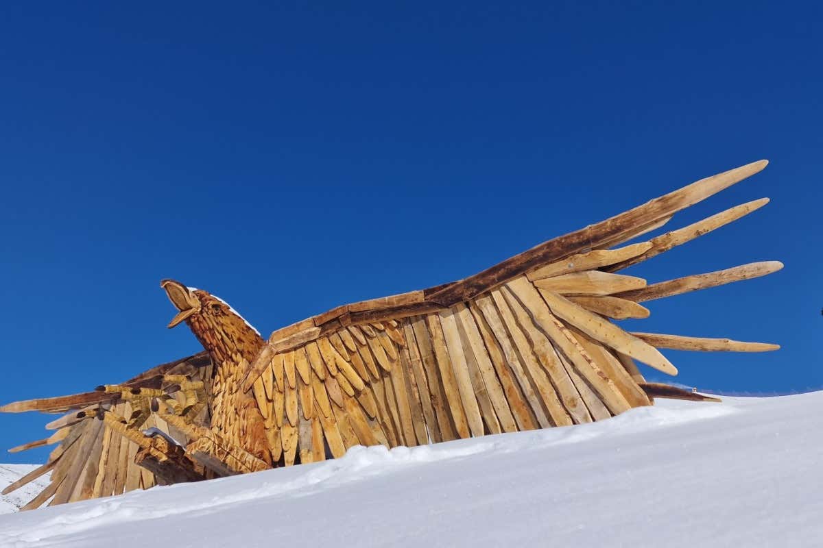 Impara l’arte sulla neve: al Buffaure si scia tra opere di landart Impara l’arte sulla neve: al Buffaure si scia tra opere di landart