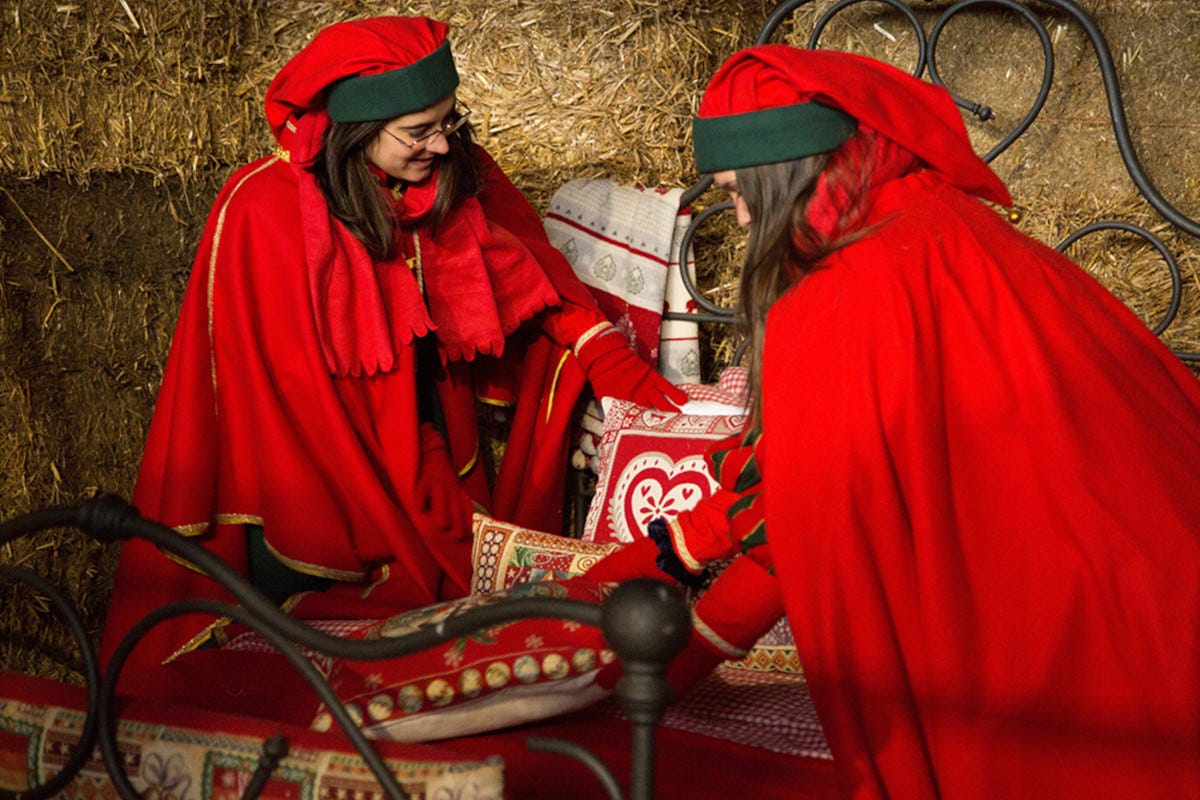 La Lapponia arriva in Brianza: all'Asinoteca il villaggio di Babbo Natale