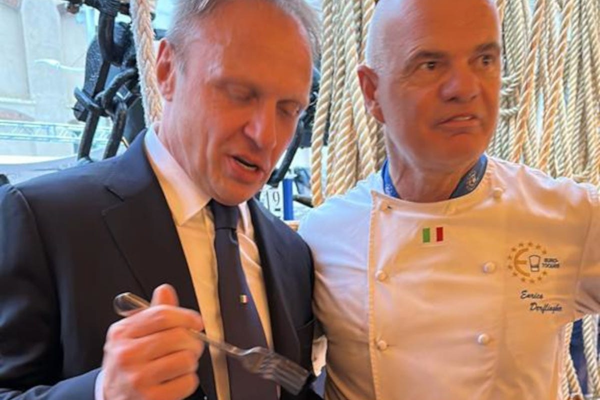 Con l’Amerigo Vespucci la cucina italiana fa il giro del mondo