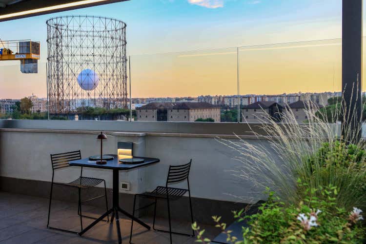 Lana a Roma, cocktail con vista Gazometro
