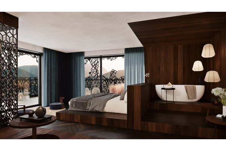 Suite Panorama Al retreat hotel Silena il Giappone è di… stanza