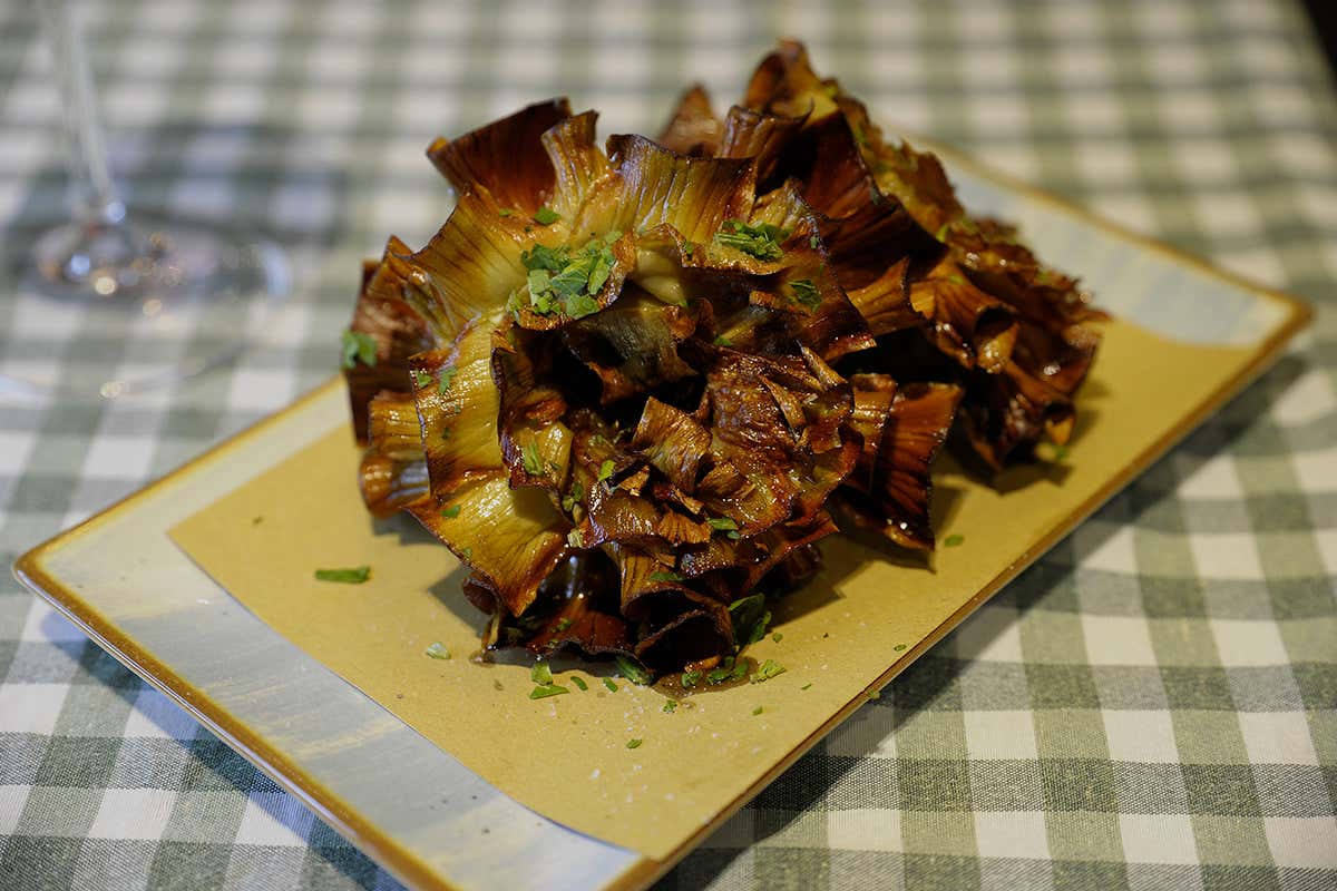 Il carciofone alla giudìa