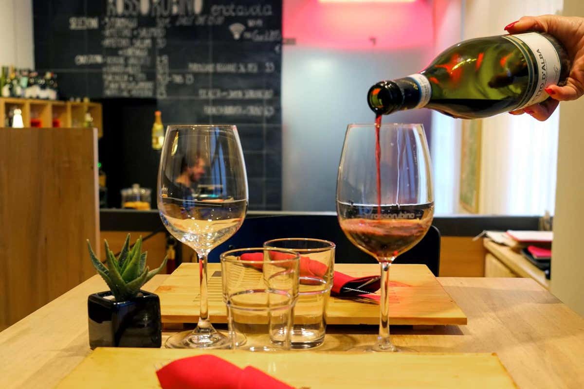 Rossorubino a Torino, buon vino e buona cucina Piemontese