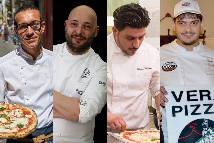 Gino Sorbillo, Franco Gallifuoco, Marco Pellone e Daniele Vanore - Campania, sì alla pizza a domicilio Ma l'ordinanza vale una settimana