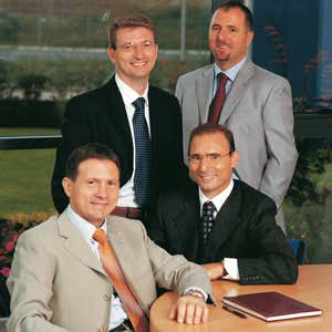 Da sinistra, in senso orario: Luca, Enrico, Maurizio e Giampietro Rota