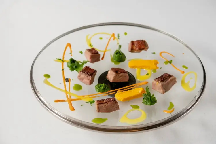 Anatra allo specchio Ristorante La Torre, l’alta cucina al Castello di Spilimbergo